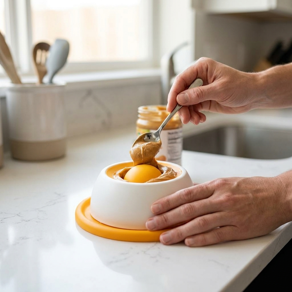 PawLick Enrichment Bowl — Slow Feeder & Anxiety Relief Toy for Dogs